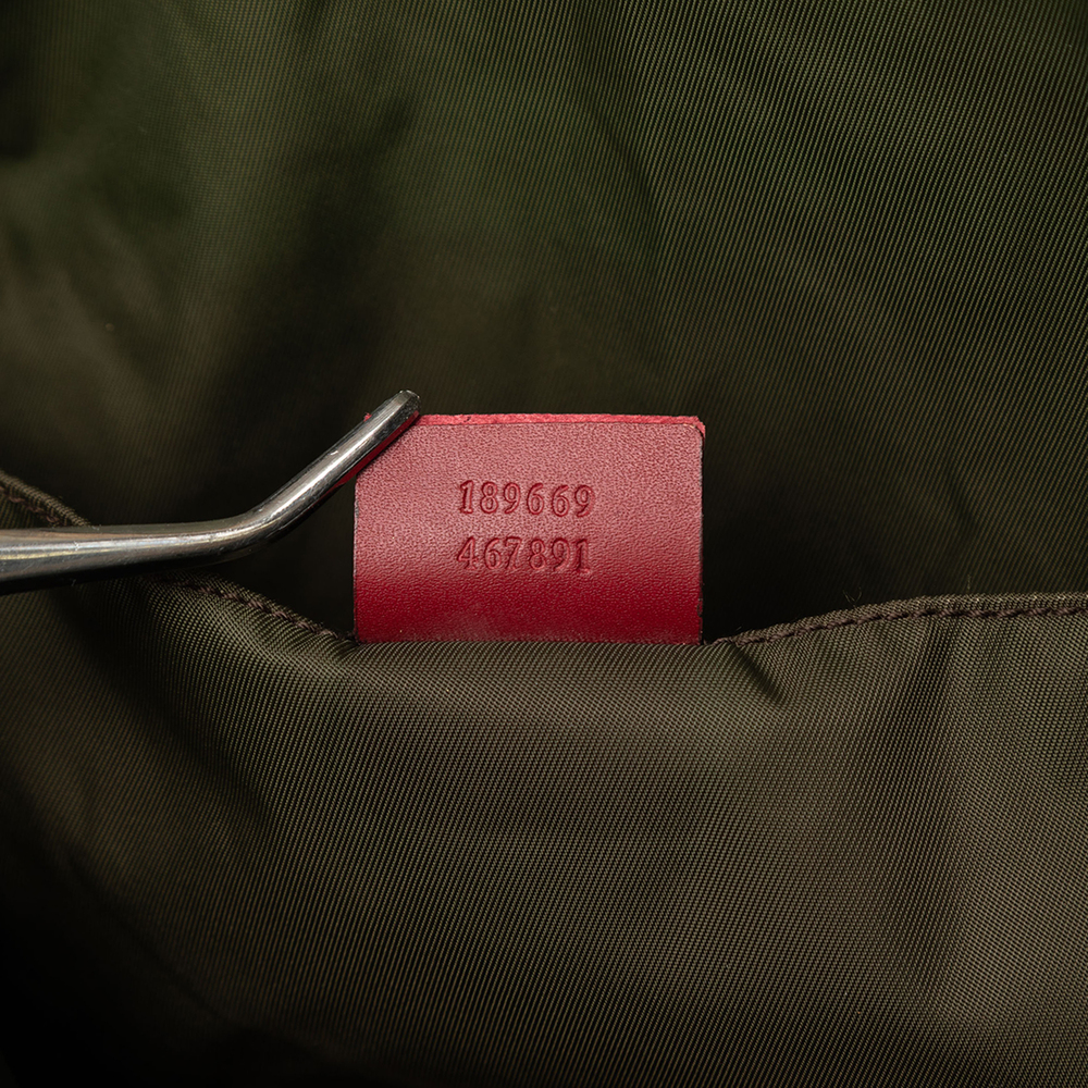 Pre-Loved Gucci GG Canvas Web Tote - Picture 6 of 9